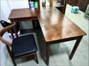 尚華仕實(shí)木轉角書(shū)桌L型拐角辦公室家用學(xué)習桌臥室靠墻飄窗寫(xiě)字桌電腦桌 C7100款 胡桃色轉角書(shū)桌 120X60X75cm【左右互換】 曬單實(shí)拍圖