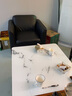 同聯(lián)家具（TONGLIAN）同聯(lián)辦公家具 辦公沙發(fā) 辦公室商務(wù)接待會(huì)客洽談沙發(fā)茶幾組合 單人+單人+三人位西皮 曬單實(shí)拍圖
