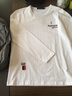 花花公子（PLAYBOY）長(cháng)袖親膚t恤男士春季新款白色打底衫秋衣男裝青年潮牌上衣服 灰色四季款 XL 曬單實(shí)拍圖