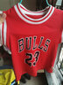 迪迪熊日記（DIDIXIONGRIJI）2件兒童套裝夏季短袖短褲小孩衣服0-1歲女童夏裝嬰兒男運動(dòng)籃球服 短袖套裝(籃球服紅色+北大) 80cm(18M) 曬單實(shí)拍圖