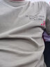 花花公子短袖T恤男夏季韓版潮流半袖寬松休閑打底t恤衫青年男裝父親節(jié)禮物 2130牛仔藍(lán)   L 曬單實(shí)拍圖