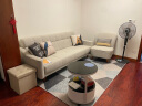 全友家居现代北欧简约布艺沙发三人位小户型可折叠两用沙发床102265 米白|沙发(三人位+单椅) 实拍图