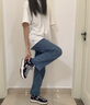 達(dá)芙妮（DAPHNE）休閑鞋女高幫厚底2024秋季新款學(xué)生女生百搭旅游aj女鞋 黑紫 37 (235mm) 標(biāo)準(zhǔn)碼 曬單實(shí)拍圖