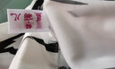 FZMF新款中年女士媽媽裝夏裝中老年小衫T恤襯衫雪紡短袖洋氣單件/套裝 白色 單件上衣 2XL 建議115-130斤 曬單實拍圖