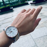 天珺（TANGIN） 瑞士手表 男 慧心系列女表鋼帶女士手表機械表 情侶對表送男友 T7026GHWFBB 白盤男表 曬單實拍圖
