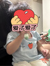贏一貝寶寶短袖T恤夏季新生兒上衣洋氣女童t恤半袖薄款1歲嬰兒夏裝衣服 淺藍(lán)草莓 80碼適合70-80cm 曬單實拍圖