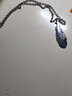 芊芽項鏈男時(shí)尚簡(jiǎn)約潮男個(gè)性羽毛吊墜情侶毛衣鏈情人節送男友 鋼色 鏈長(cháng)65cm+5cm 曬單實(shí)拍圖