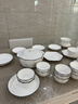 璽垚釉下彩餐具高級感碗碟套裝家用碗盤組合喬遷2025新款陶瓷餐具套裝 鉆石八角4人食配鉆石煲 24件套 曬單實拍圖