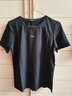 橫行道短袖t恤女裝2024夏季新款純色字母刺繡寬松體恤圓領(lǐng)上衣半袖 黑色 M 曬單實(shí)拍圖