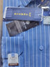 深海襯衫男長(cháng)袖條紋藍色純棉免燙成衣商務(wù)正裝時(shí)尚韓版潮青年修身襯衣 藍底白條紋 39 曬單實(shí)拍圖