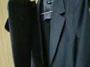戈賽亞春秋冬裝新款中袖小西裝女式職業(yè)裝女裝套裝修身西服外套女工作裝 黑色西裝+褲 XL 曬單實(shí)拍圖