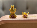 PINKBOX娉飾珠寶黃金耳墜足金鳶尾花心形孔雀石 Sole&oceano耳飾 現(xiàn)貨(克重多退少補(bǔ)咨詢客服) 7.87g含設(shè)計(jì)費(fèi)2380 曬單實(shí)拍圖