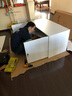 優(yōu)佰家用陽(yáng)臺儲物柜收納柜鐵藝衣柜戶(hù)外大容量雜物柜鞋柜防曬防水帶鎖 【深50cm】高240*寬70皓月白C款 曬單實(shí)拍圖