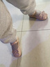 百麗（Belle）童鞋女童黑皮鞋小童學(xué)步鞋幼童寶寶鞋春秋兒童時(shí)尚單鞋軟底公主鞋 粉色(櫻紗粉) 24 曬單實(shí)拍圖