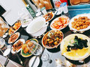傳世瓷 景德鎮(zhèn)碗碟套裝家用歐式骨瓷創(chuàng)意餐具碗筷陶瓷吃飯北歐盤組合 58頭盛世繁華餐具(10人用，禮盒包裝) 58件 曬單實(shí)拍圖