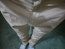 季言薄款休閑褲男彈力夏季速干褲子男直筒修身男長(zhǎng)褲工作褲男士休閑褲 卡其色（速干薄款） 33 曬單實(shí)拍圖