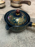 鼎器 逍遙泡懶人創(chuàng)意自動出水茶具 功夫茶具茶道陶瓷蓋碗茶壺杯子旅行茶盤旅行包 01款：芭花-單壺 曬單實拍圖