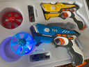 燦輝兒童玩具槍小孩打飛碟電動(dòng)鐳射槍cs投影紅外線(xiàn)對戰槍兒童節禮物 (雙槍對戰)黃槍藍槍+2飛碟 曬單實(shí)拍圖