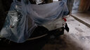 鴻迪雨衣電動(dòng)車(chē)雨披電瓶車(chē)摩托車(chē)單雙人雙帽檐可拆卸男女成人半透明 單人款-磨砂白【4XL】 曬單實(shí)拍圖