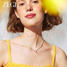 ZEGL碎銀子項(xiàng)鏈潮流鎖骨鏈龍新款送女朋友禮物情人節(jié)生日 碎銀環(huán)扣項(xiàng)鏈 曬單實(shí)拍圖