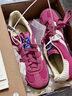 阿迪達斯 （adidas）GAZELLE INDOOR 復古百搭輕便粉色草莓熊德訓休閑運動(dòng)板鞋T頭鞋 IF1809粉色 35.5 (215mm) 曬單實(shí)拍圖