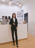 匯美特小西裝女職業(yè)裝女裝套裝工作服面試正裝前臺銷售員工裝西服外套 黑色西裝+褲子 L(建議100-110斤) 曬單實拍圖