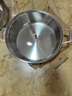 Momscook慕廚(Momscook)鍋集合32cm復(fù)底火鍋盆平底雙耳湯鍋鍋具電磁爐通用 32cm單味火鍋(XR3211) 曬單實拍圖