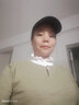 筱嵐 竹節(jié)棉T恤女長袖2025秋季女式外穿秋衣韓版簡約純色全棉打底衫 軍綠色 M (98-110斤) 曬單實(shí)拍圖