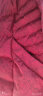 鸭鸭（YAYA）冬装中长款大码羽绒服女老太太老人衣服妈妈加厚外套 DYO66B0360-紫红 XL 建议100-115斤 实拍图
