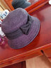 677888盆帽女春季英倫名媛禮帽春天帽子日系復古簡(jiǎn)約韓版羊毛呢歐美 曬單實(shí)拍圖