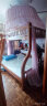 维美诗免安装蚊帐家用卧室2024新款上下床升降支架圆顶吊顶式儿童1.5米 紫红色 1.5m床 实拍图