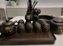 正揚(yáng)紫砂壺茶具套裝家用整套高檔功夫泡茶器陶瓷茶杯商務(wù)辦公禮品茶盤 紫砂龍壺荷韻8杯整套+長(zhǎng)胡琴黑 曬單實(shí)拍圖