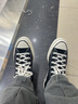 匡威（Converse）【滔搏運動】男鞋女鞋高幫帆布鞋復古系帶硫化鞋情侶款 162050C 40 曬單實拍圖