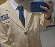 愛(ài)洛斯汀堡@愛(ài)洛斯汀堡 春秋dk小西服男套裝ins韓版潮流寬松學(xué)生西裝外套男 杏西裝+白襯衫+黑領(lǐng)帶+常規西褲 M 【關(guān)注店鋪優(yōu)先發(fā)貨】 曬單實(shí)拍圖