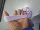 彈力包邊布衣服內(nèi)褲柔軟棉質(zhì)布條彩色滾邊條包邊帶嬰兒布料輔料 淡紫【10米】寬2厘米 曬單實(shí)拍圖