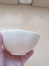 INSCRIPTION 歐式輕奢碗家用特色餐廳異形金邊陶瓷餐具  4.5英寸飯碗（米白色） 曬單實(shí)拍圖