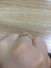 范嘉倫（VanCalen）玫瑰金戒指女輕奢戒彩金玫瑰金戒指單結婚戒七夕情人節禮物 玫瑰金鉆石戒指 14號 曬單實(shí)拍圖