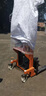 茲具電動(dòng)叉車(chē)手動(dòng)液壓叉升降車(chē)1噸2噸全半電動(dòng)起重機堆高搬運車(chē)升降機 雙門(mén)1噸升高3米（加厚電動(dòng)款） 曬單實(shí)拍圖