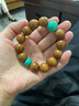 魅祥 橄欖核鐵核正圓光珠水晶核無補無漏三無同軸南工手工素珠文玩手串 鐵核無補無漏 15mm 曬單實拍圖