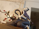 翊珗（YIXIAN）敦煌飛天仕女擺件古典美女博古架茶室藝術(shù)裝飾品嶺南特色手工藝品 大號心弦紙箱裝【含香薰爐】 曬單實(shí)拍圖