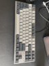 DURGOD 杜伽87/104键笔记本电脑PBT键帽机械键盘全键无冲（办公游戏电竞吃鸡键盘） K320-深空灰-白光-热插拔版（定制轴） 单光 红轴 实拍图
