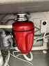 貝克巴斯F6PRO垃圾處理器廚房家用食物餐廚濕垃圾粉碎機自動(dòng)進(jìn)水關(guān)機反轉 紅色 曬單實(shí)拍圖