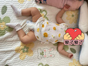 格子熊（GEZIXIONG）寶寶琵琶背心夏季新款純棉輕薄透氣小吊帶無袖鏤空上衣新生嬰兒衣 2件裝（女寶混色） 100cm（建議22-26斤） 曬單實拍圖