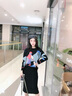 宏資琦針織連衣裙2023秋季新款女裝韓版氣質(zhì)顯瘦包臀裙時(shí)尚兩件套套裝裙 黑色 S 曬單實(shí)拍圖