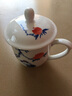 鵬博陶瓷景德鎮手繪釉下青花茶杯陶瓷辦公杯帶蓋會(huì )議室水杯喝茶杯私人定制 長(cháng)壽圖 曬單實(shí)拍圖