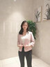 經(jīng)典故事（JANE STORY）粉色西裝外套女春秋2025新款通勤氣質(zhì)高級感休閑七分袖西服薄款 A03粉色 L 曬單實(shí)拍圖