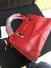 木拓氣質(zhì)女士包包新款時(shí)尚大包 韓版單肩休閑斜挎冬季女包手提包 酒紅色 曬單實(shí)拍圖