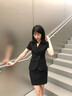 媛可職高端短袖職業(yè)裝西裝套裝女夏薄款時(shí)尚氣質(zhì)工裝上班正裝西服酒店前臺經(jīng)理美容院工作服 單件黑色西裝 L 曬單實(shí)拍圖