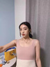 JERRIE MOCK貼片無(wú)痕保暖背心女士加絨內(nèi)搭修身美體打底衫上衣防寒內(nèi)衣大碼 高級(jí)灰 XL 曬單實(shí)拍圖