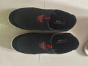 回力網(wǎng)鞋男鞋夏季運動(dòng)鞋夏天網(wǎng)面鞋男透氣懶人一腳蹬軟底套腳休閑鞋子 黑色HL3076 45 曬單實(shí)拍圖